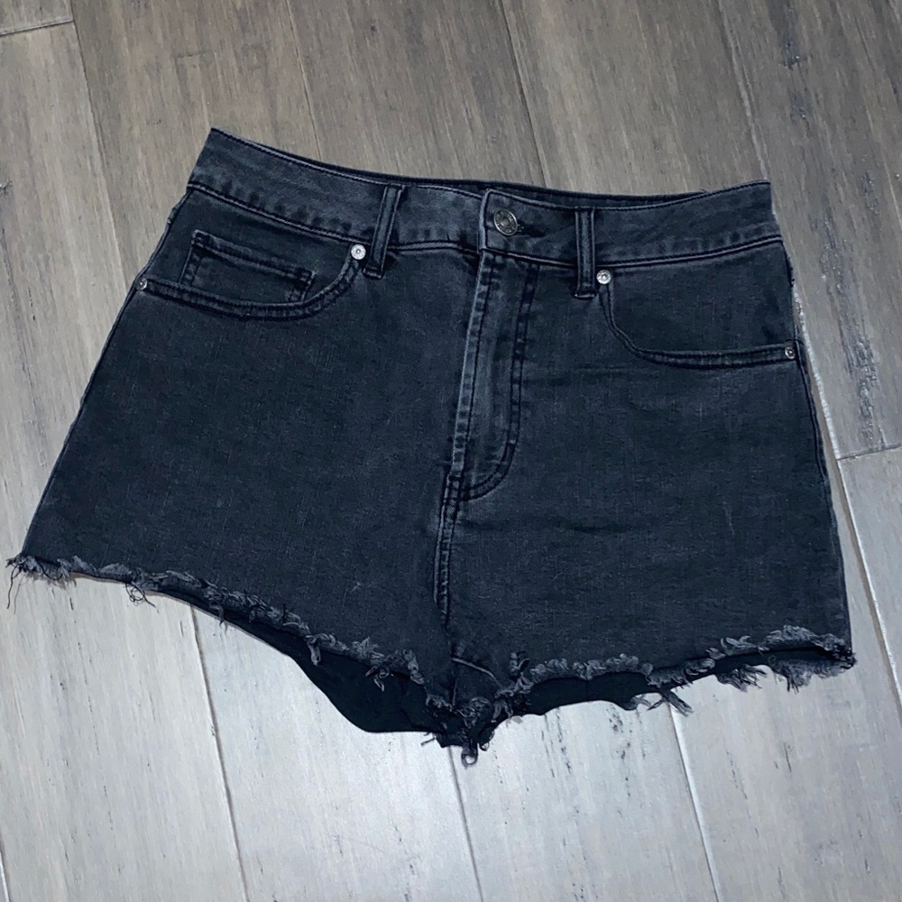 Rewash High Rise Black Jean Shorts Size 7